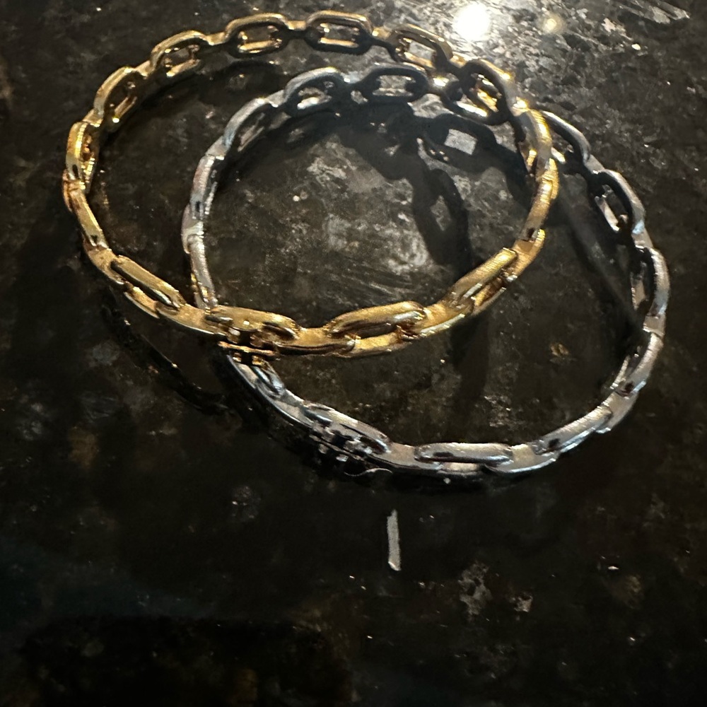 Tory Burch Gold & Silver Bangles